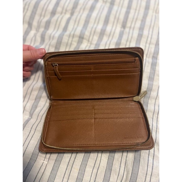 Michael Kors Signature Hamilton Continental Wallet Large MK Logo - Picture 6 of 12